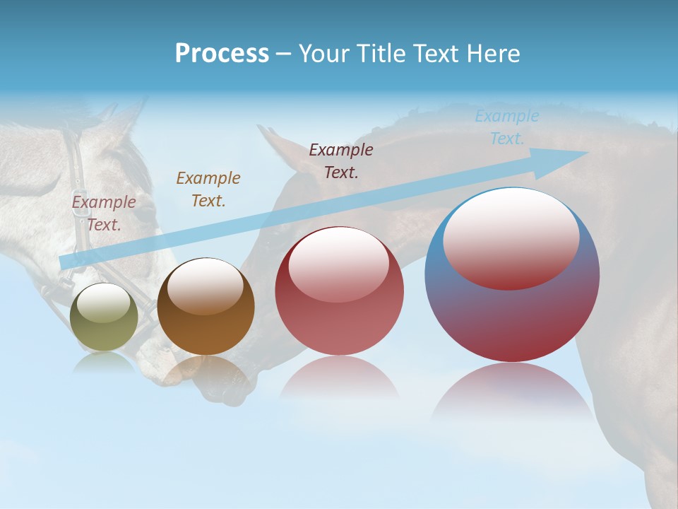 Friendship Blue Power PowerPoint Template