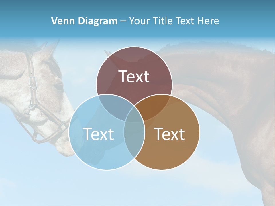 Friendship Blue Power PowerPoint Template