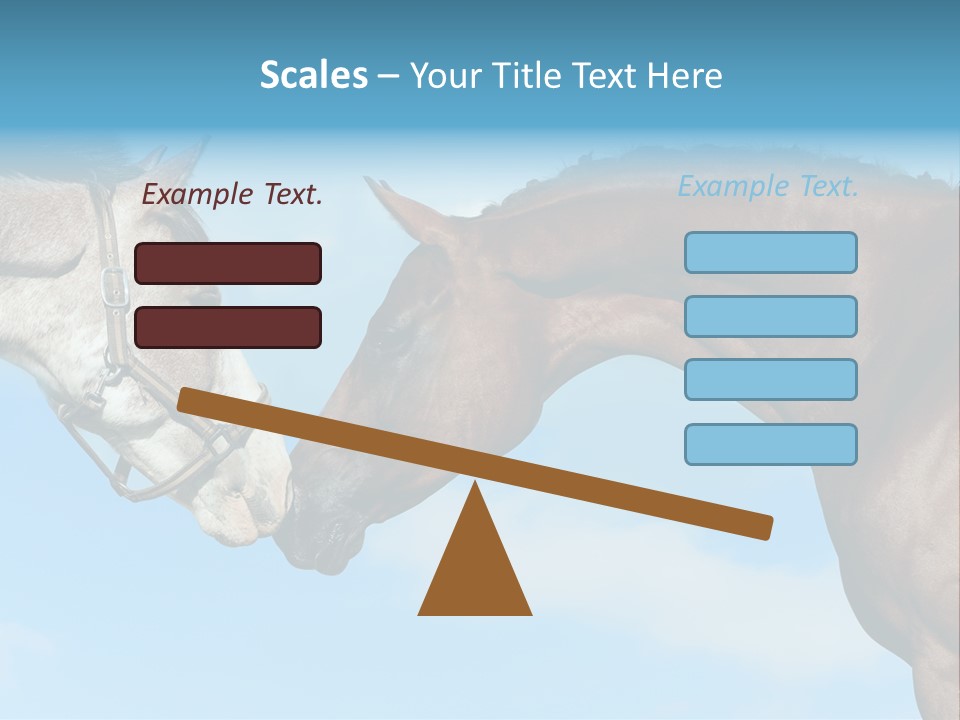 Friendship Blue Power PowerPoint Template