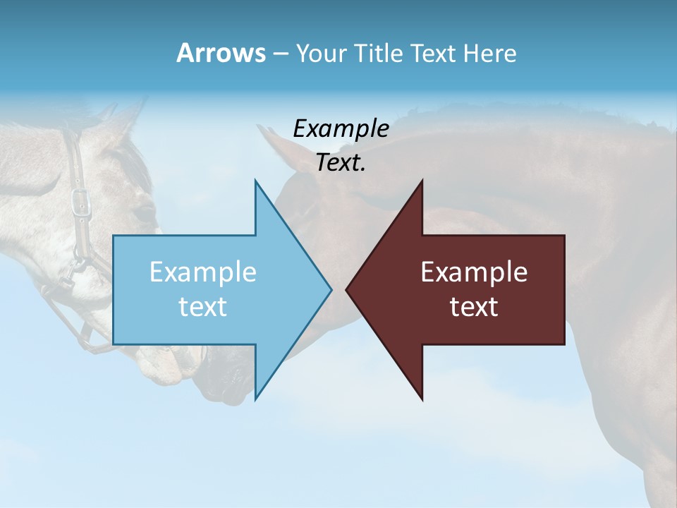 Friendship Blue Power PowerPoint Template