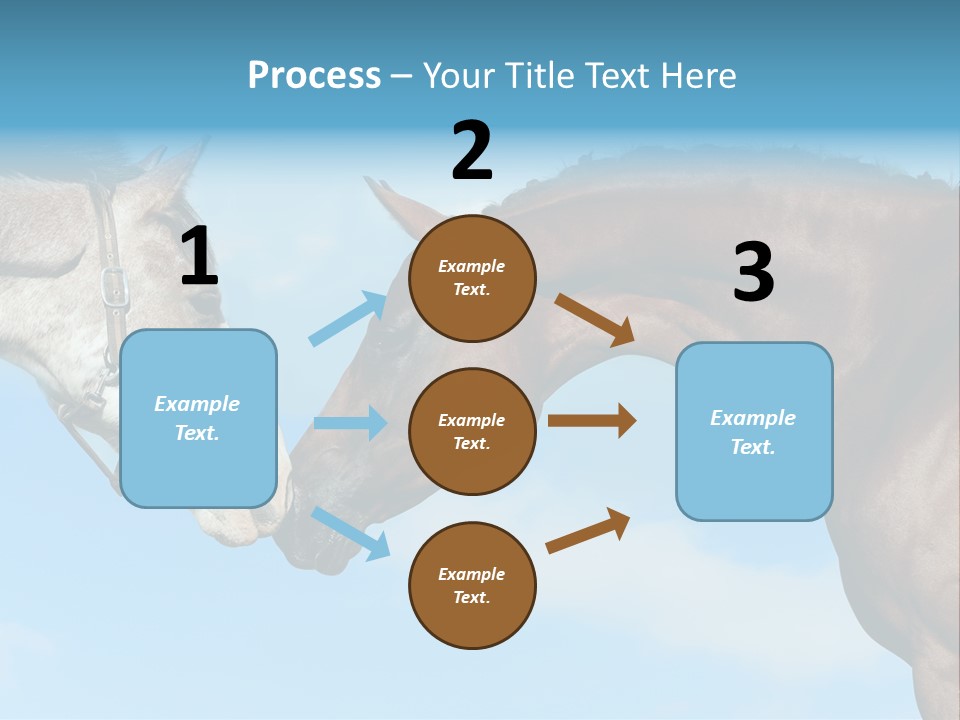 Friendship Blue Power PowerPoint Template