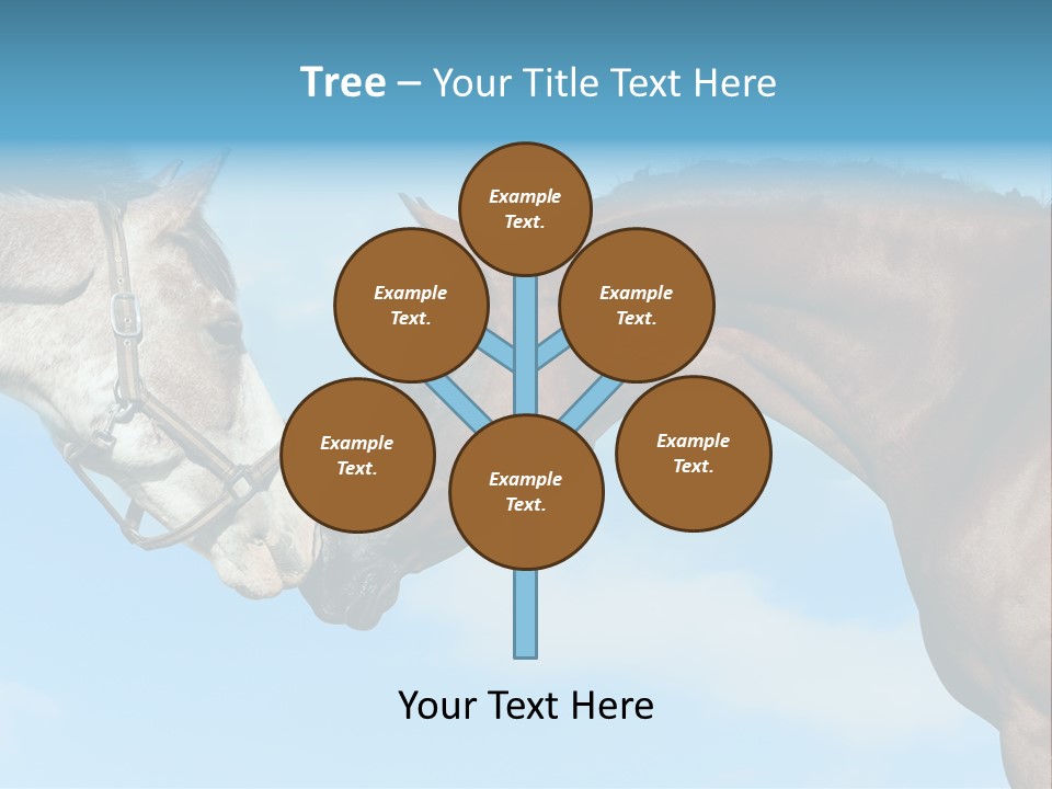 Friendship Blue Power PowerPoint Template