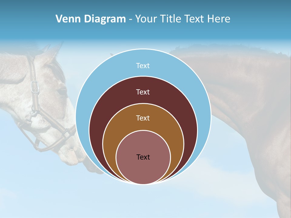 Friendship Blue Power PowerPoint Template