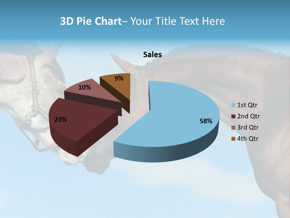 Friendship Blue Power PowerPoint Template