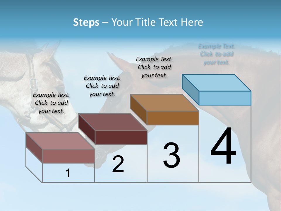 Friendship Blue Power PowerPoint Template