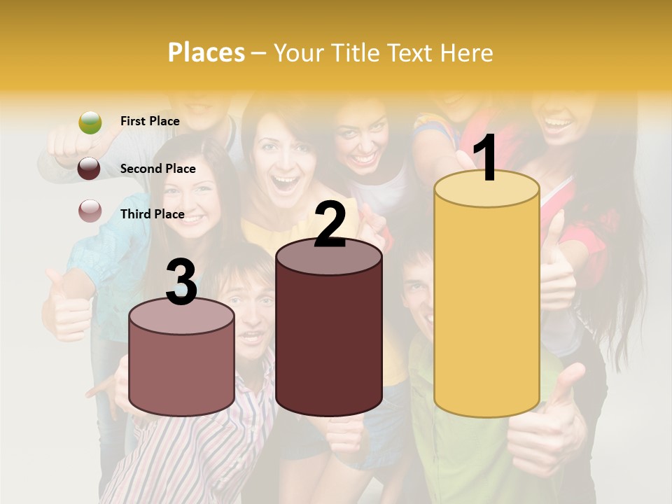 Portrait Person Friends PowerPoint Template