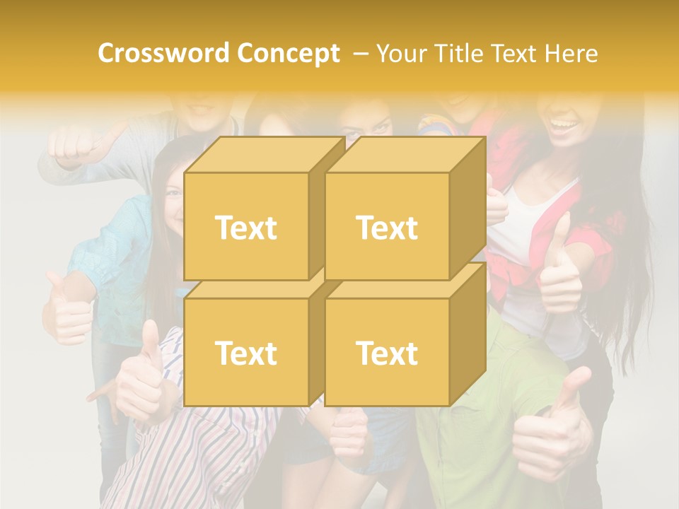 Portrait Person Friends PowerPoint Template