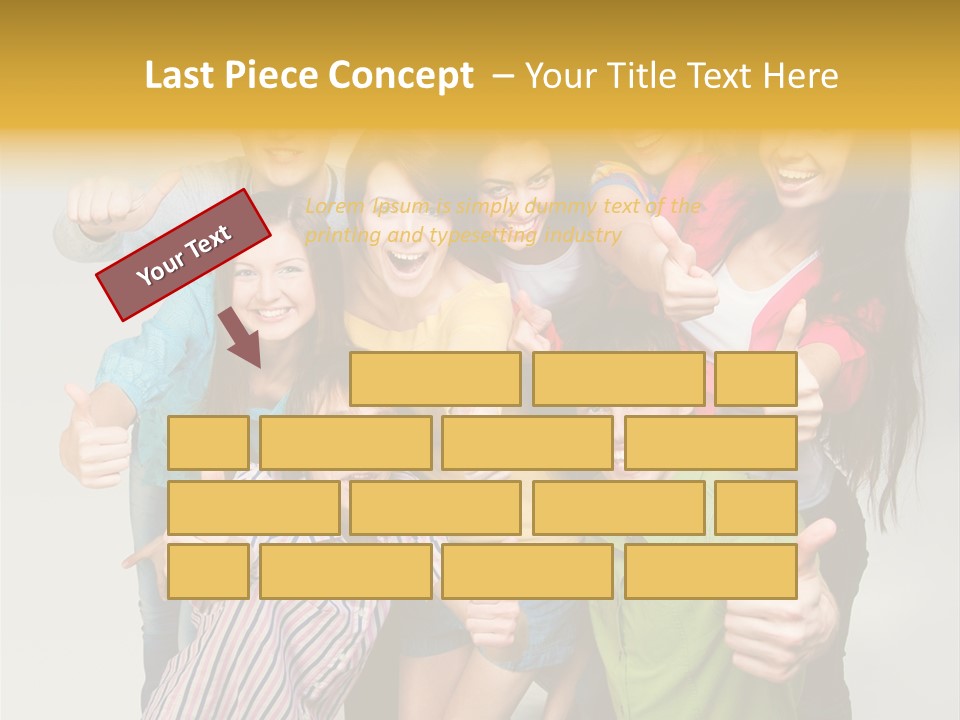 Portrait Person Friends PowerPoint Template