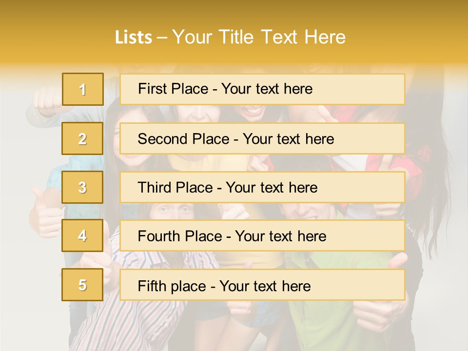 Portrait Person Friends PowerPoint Template