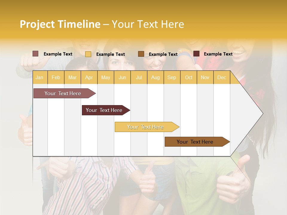 Portrait Person Friends PowerPoint Template