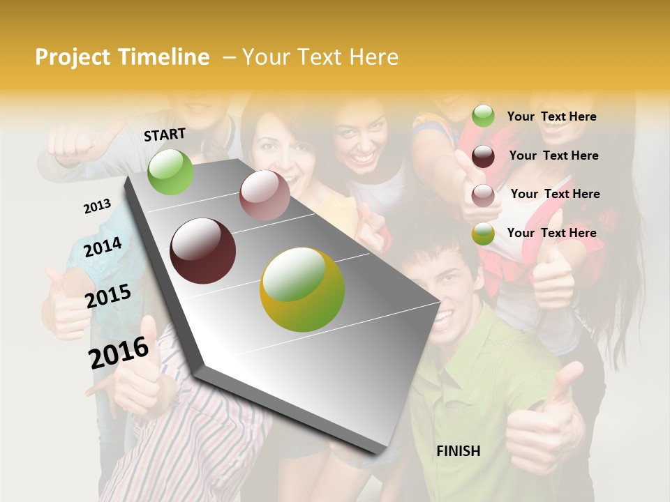 Portrait Person Friends PowerPoint Template