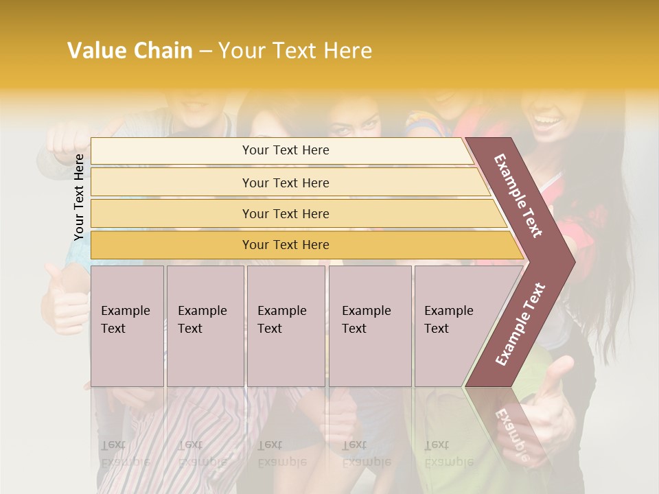 Portrait Person Friends PowerPoint Template