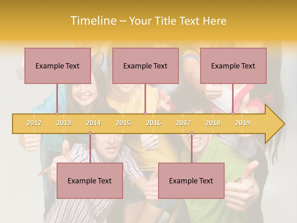Portrait Person Friends PowerPoint Template