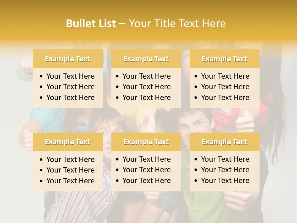 Portrait Person Friends PowerPoint Template