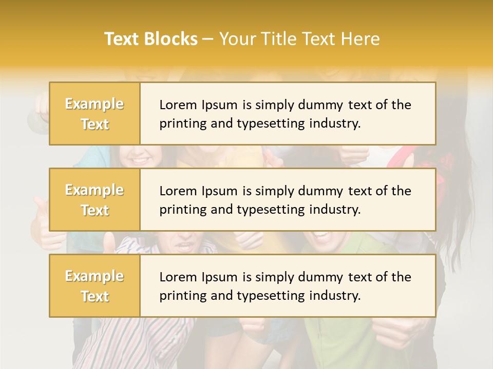 Portrait Person Friends PowerPoint Template