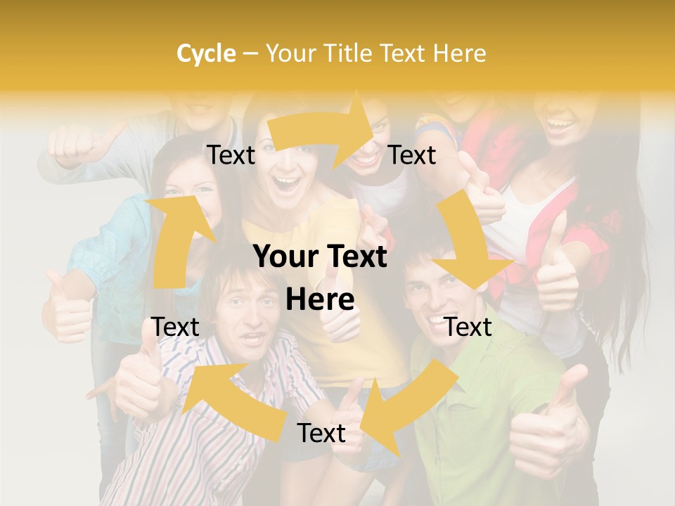 Portrait Person Friends PowerPoint Template