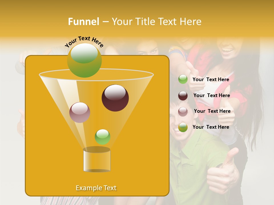 Portrait Person Friends PowerPoint Template