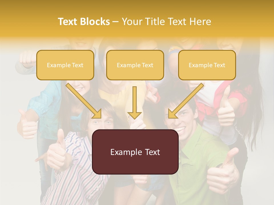 Portrait Person Friends PowerPoint Template
