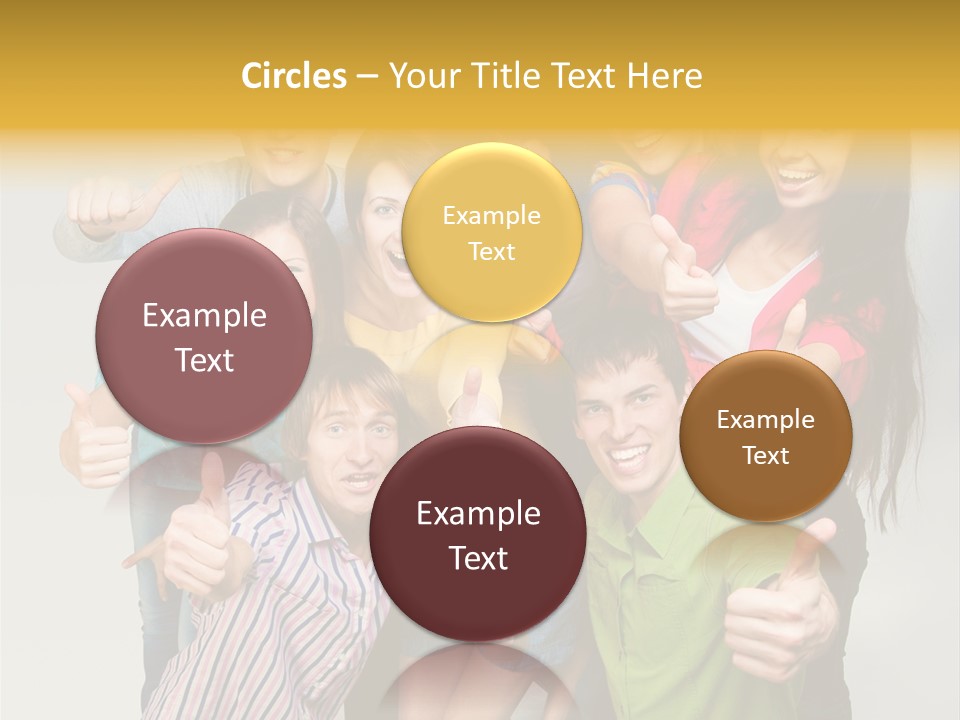 Portrait Person Friends PowerPoint Template