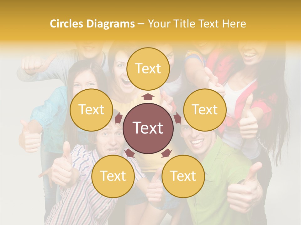 Portrait Person Friends PowerPoint Template