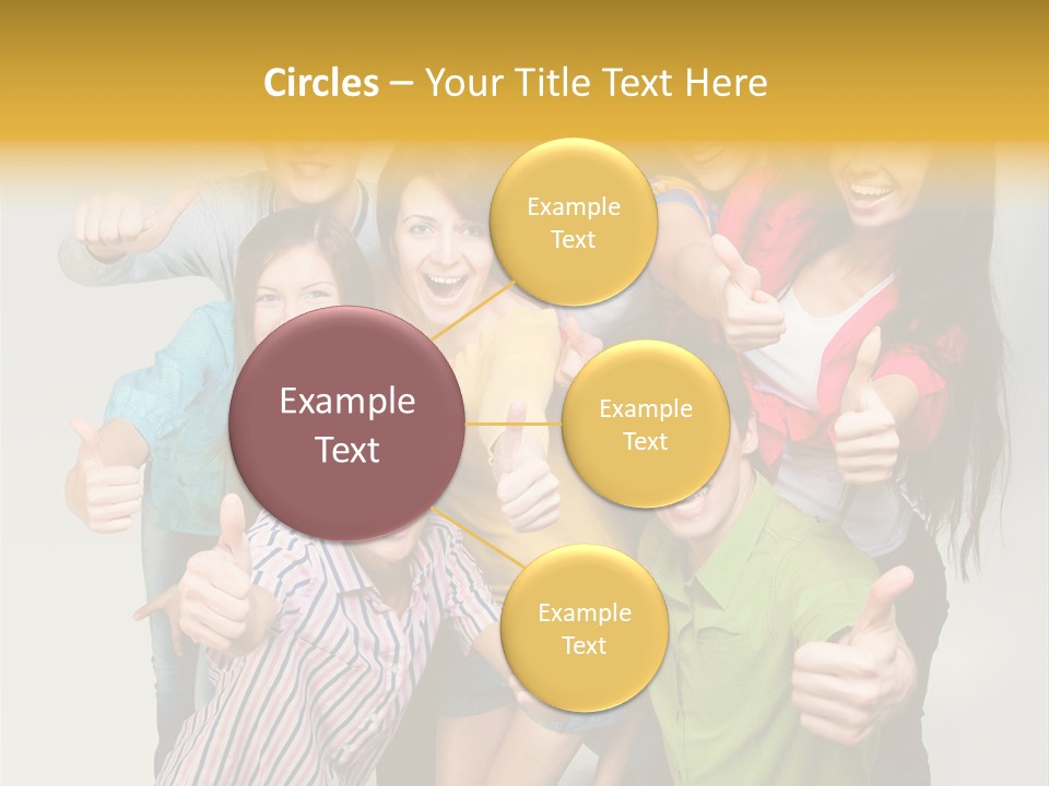 Portrait Person Friends PowerPoint Template