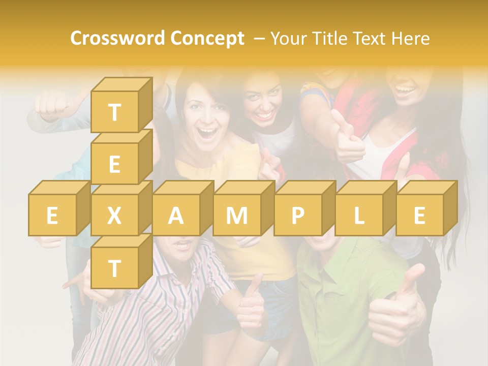 Portrait Person Friends PowerPoint Template