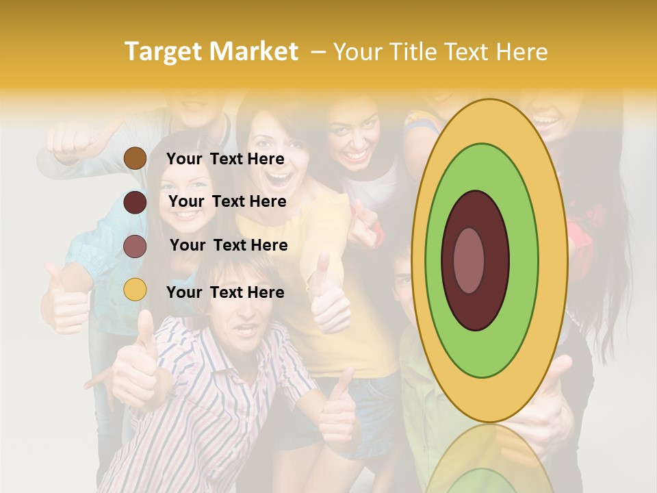 Portrait Person Friends PowerPoint Template