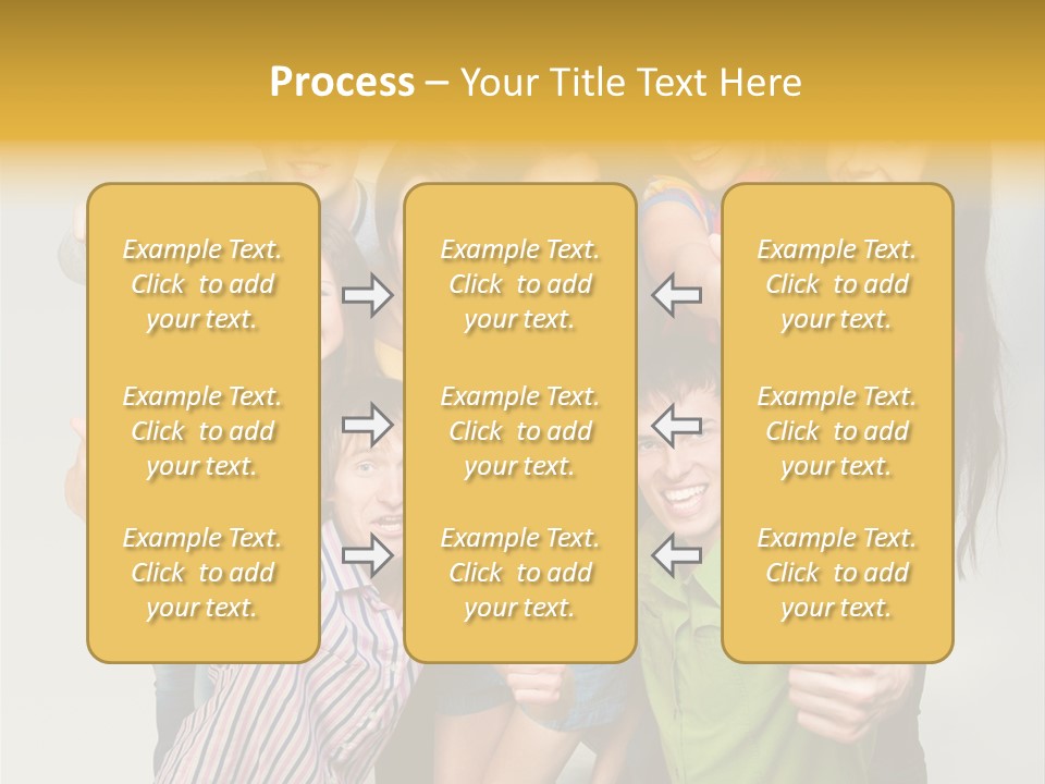 Portrait Person Friends PowerPoint Template