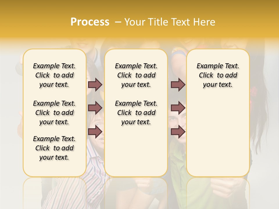 Portrait Person Friends PowerPoint Template