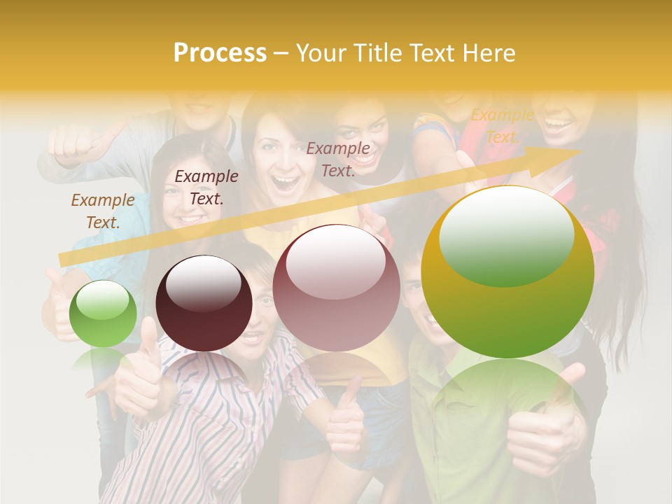 Portrait Person Friends PowerPoint Template