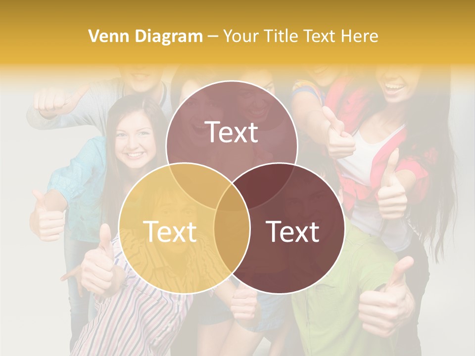 Portrait Person Friends PowerPoint Template