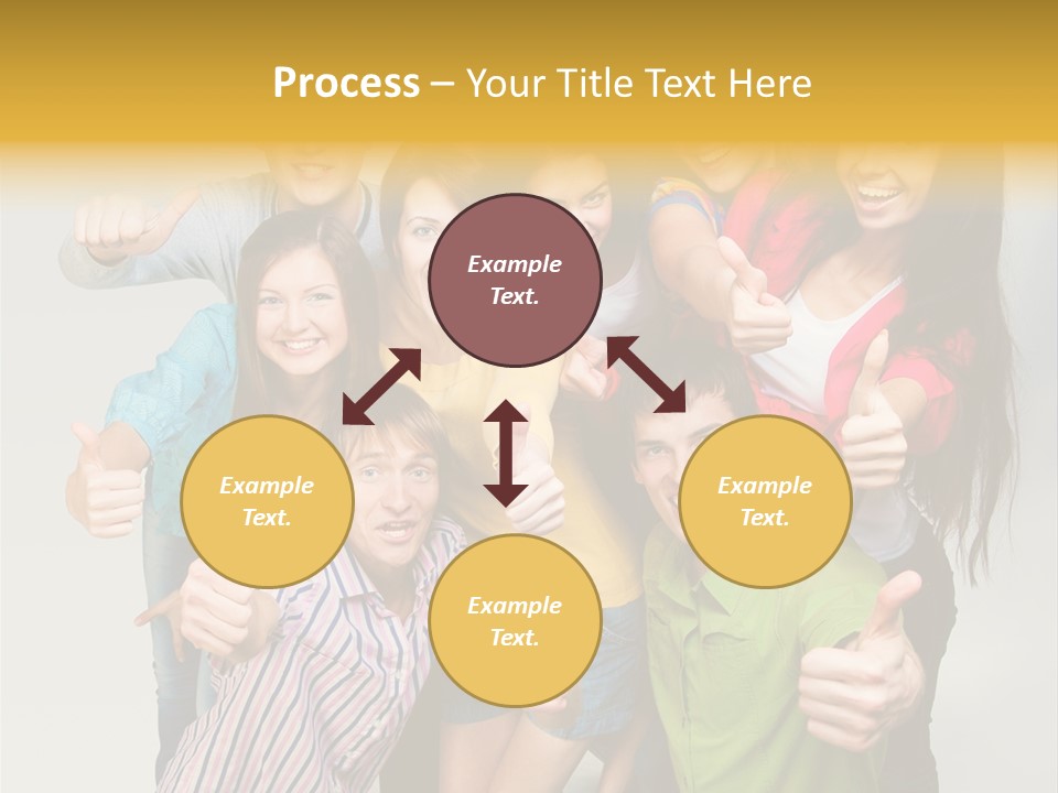 Portrait Person Friends PowerPoint Template