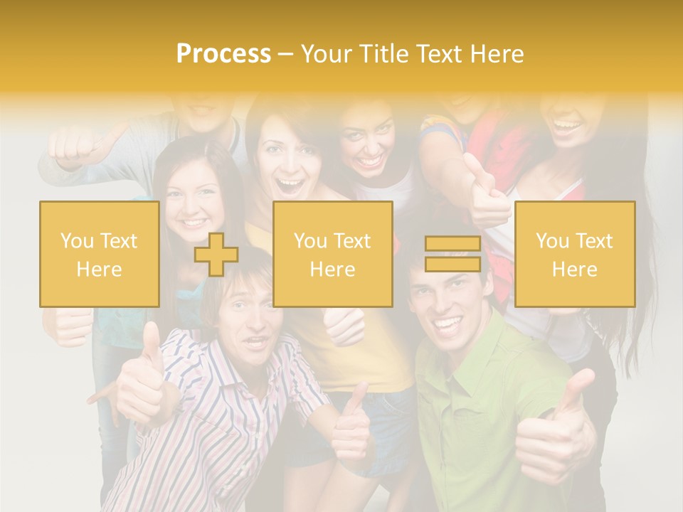 Portrait Person Friends PowerPoint Template