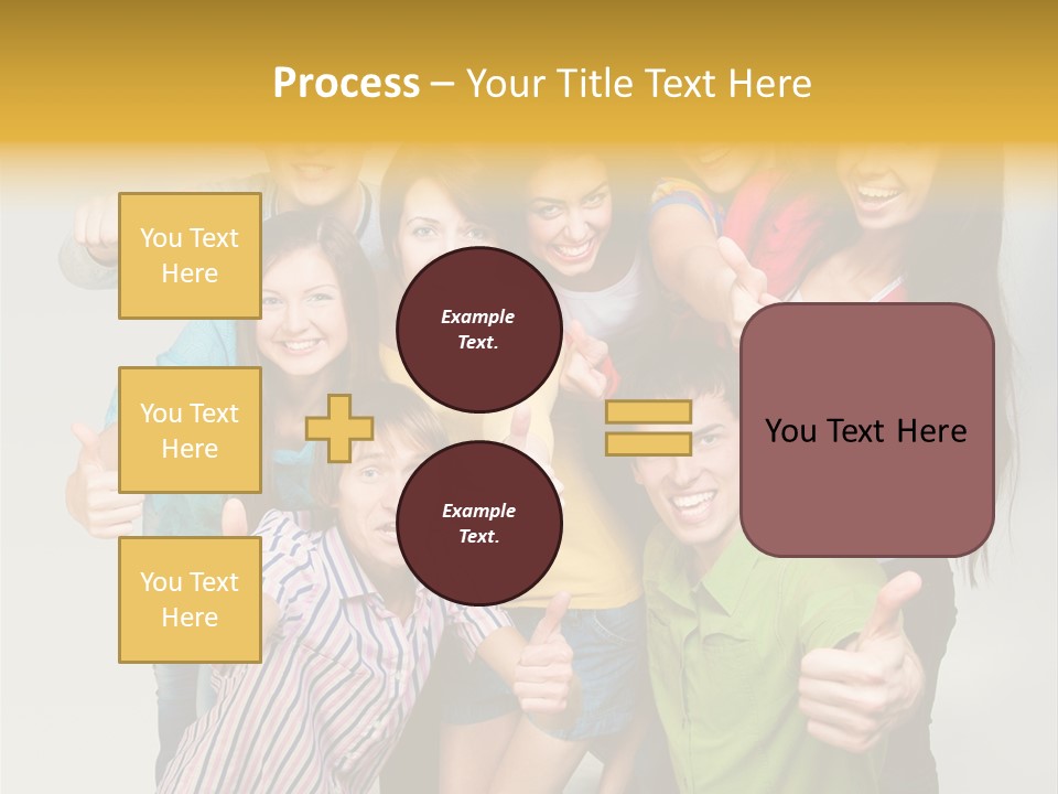 Portrait Person Friends PowerPoint Template