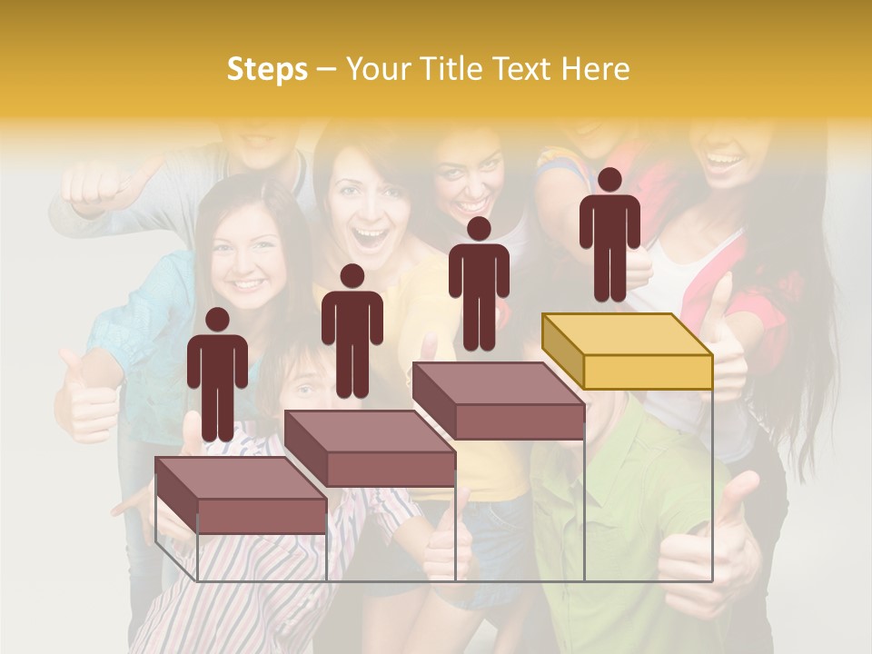 Portrait Person Friends PowerPoint Template