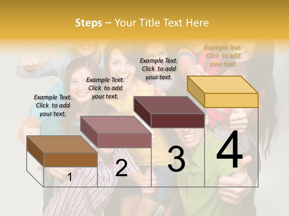 Portrait Person Friends PowerPoint Template