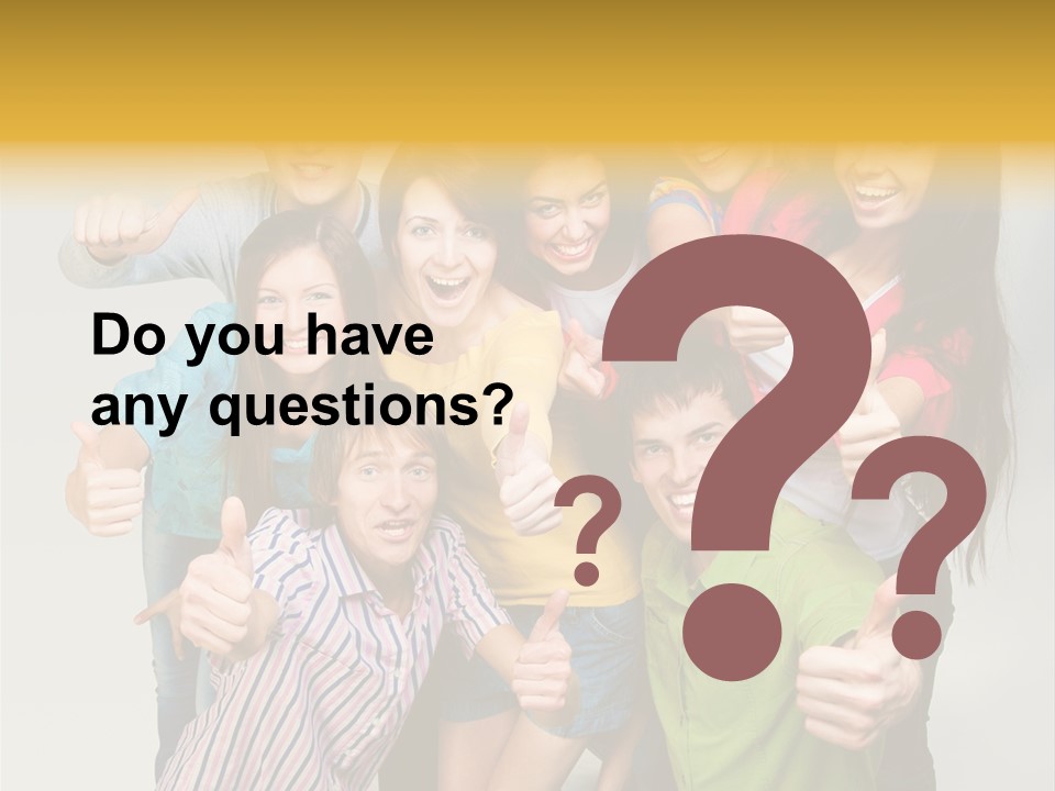 Portrait Person Friends PowerPoint Template