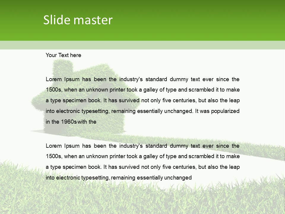 Natural Ecological Element PowerPoint Template