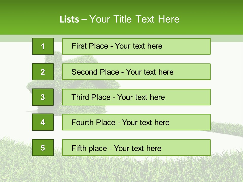 Natural Ecological Element PowerPoint Template