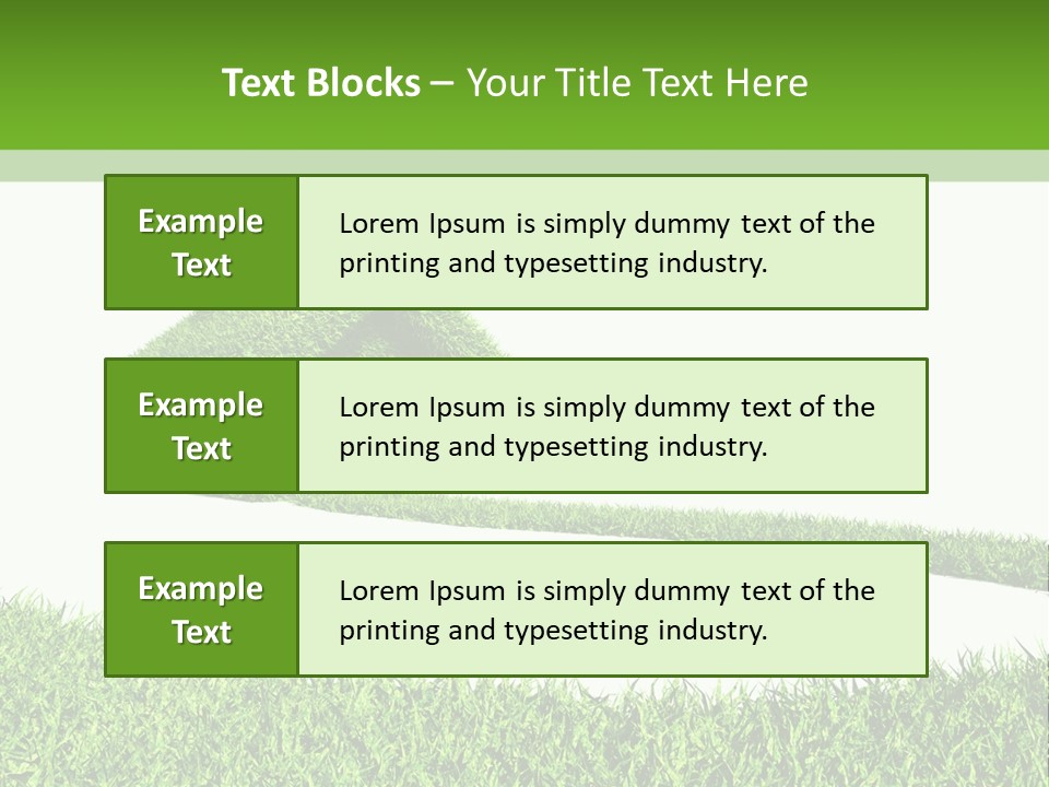 Natural Ecological Element PowerPoint Template