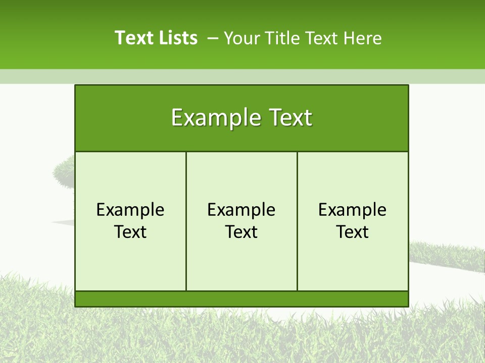 Natural Ecological Element PowerPoint Template