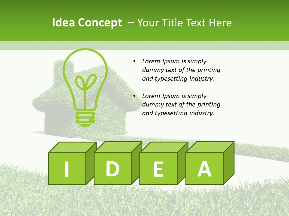 Natural Ecological Element PowerPoint Template