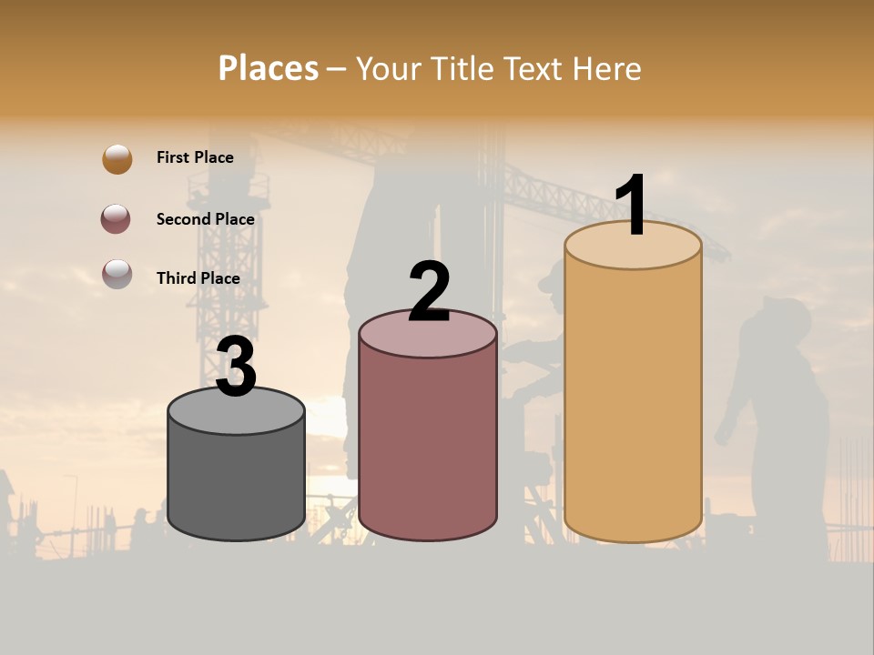 Housing Sunset Labor PowerPoint Template