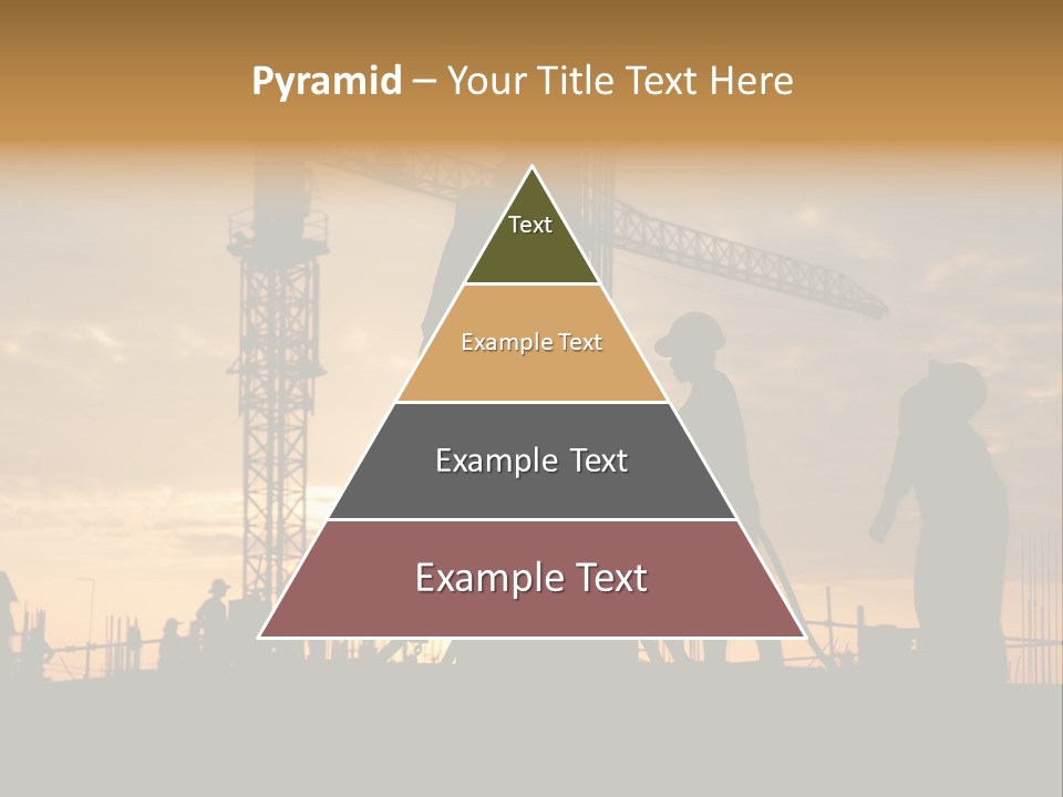 Housing Sunset Labor PowerPoint Template