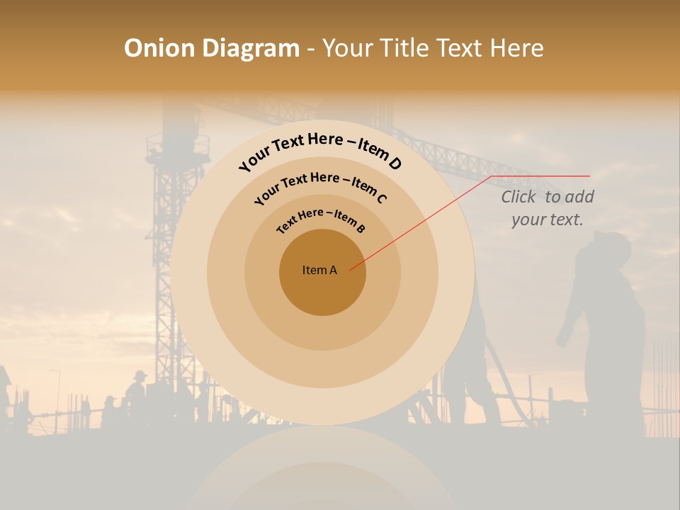 Housing Sunset Labor PowerPoint Template