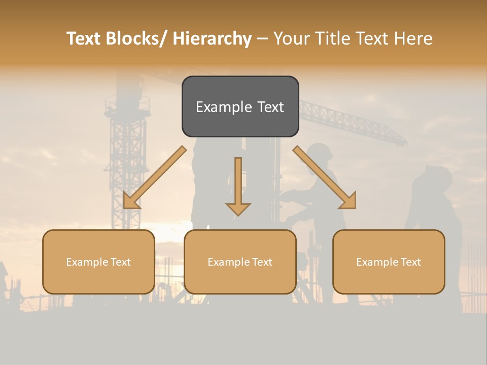Housing Sunset Labor PowerPoint Template