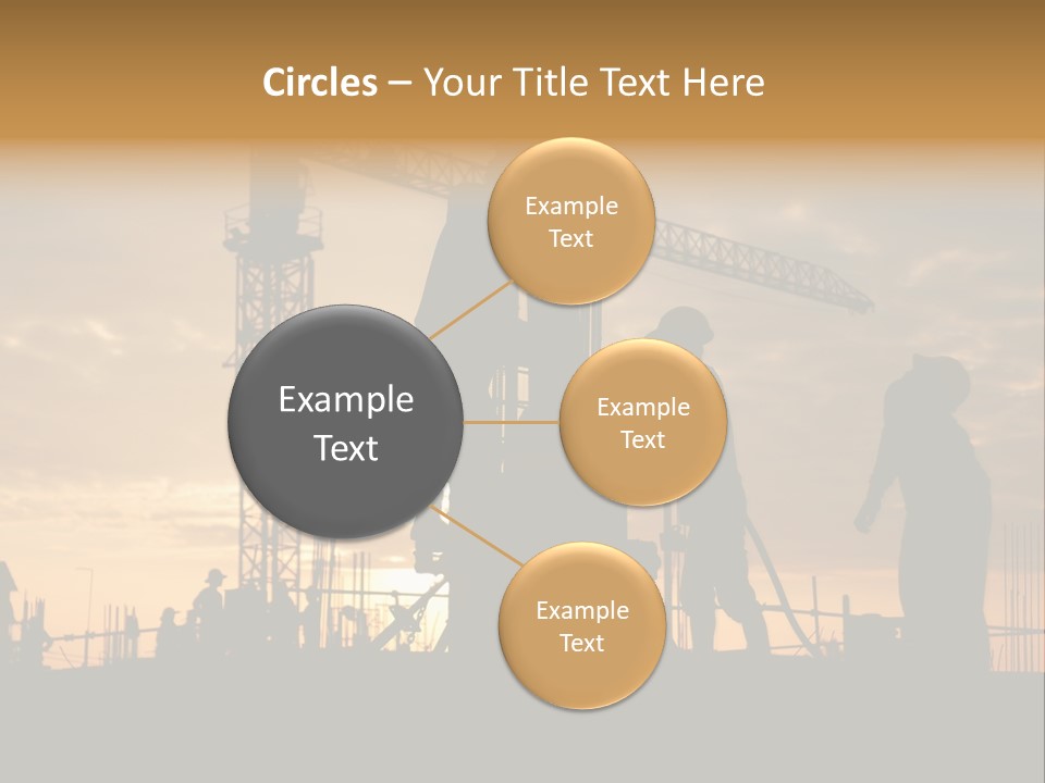 Housing Sunset Labor PowerPoint Template