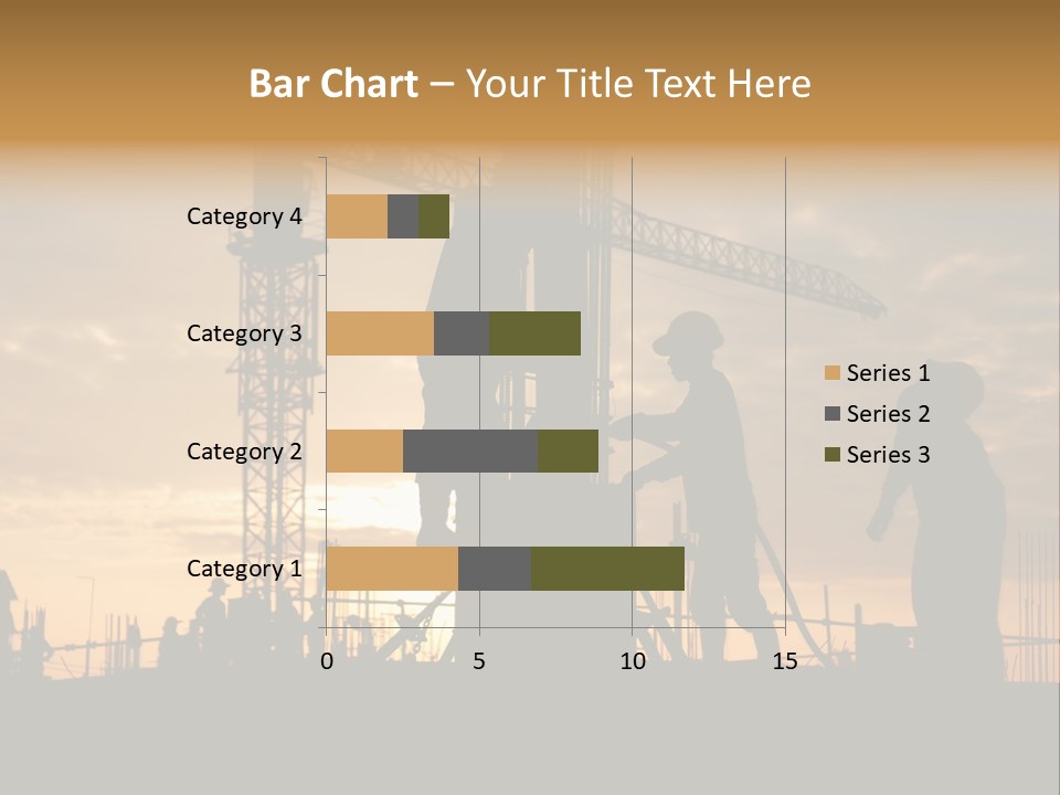 Housing Sunset Labor PowerPoint Template