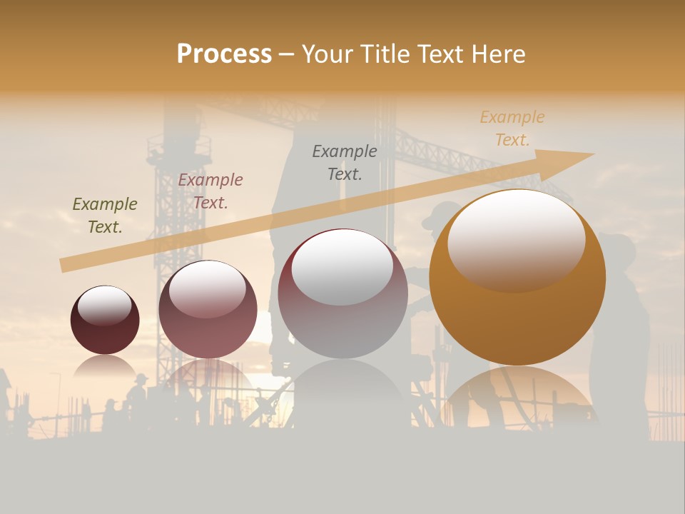 Housing Sunset Labor PowerPoint Template