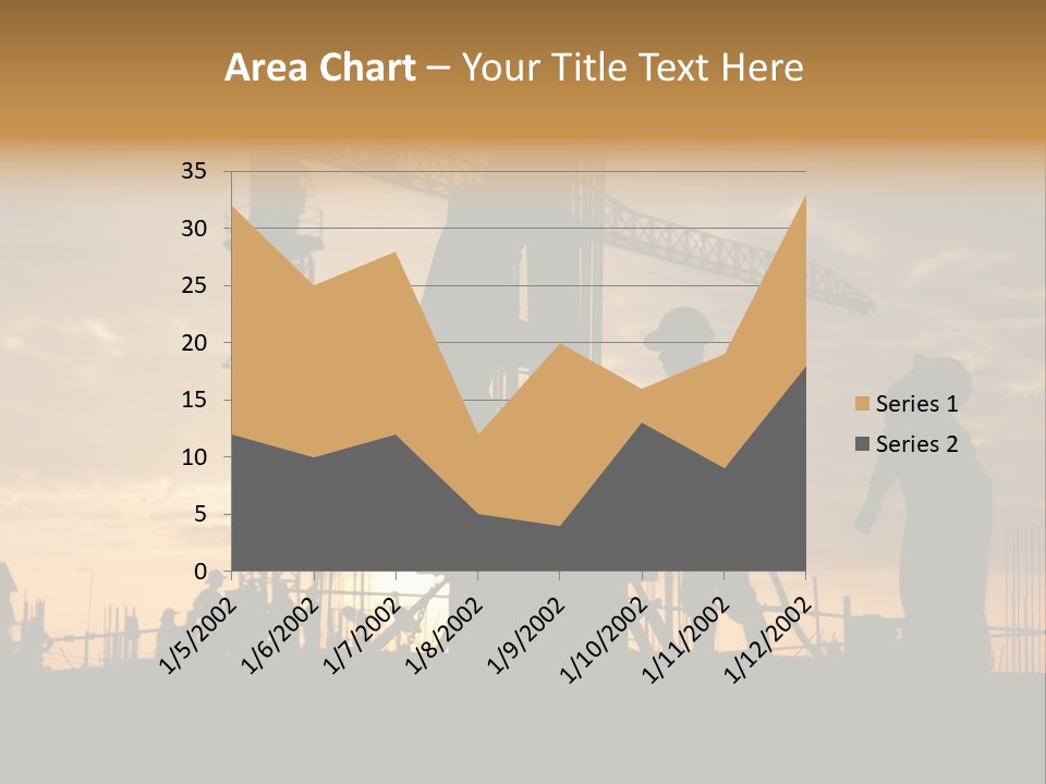Housing Sunset Labor PowerPoint Template